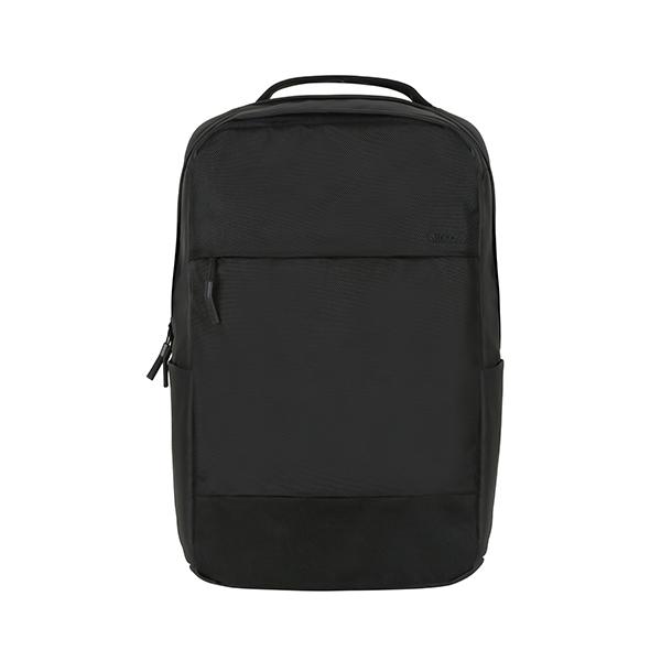 City Compact Backpack with 1680D Nylon - Black