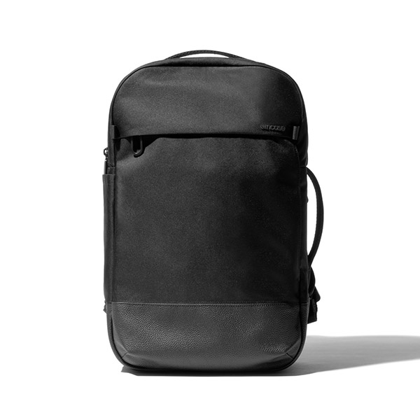 Twill & Leather Backpack 2020 - Black