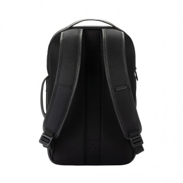 Twill & Leather Backpack 2020 - Black